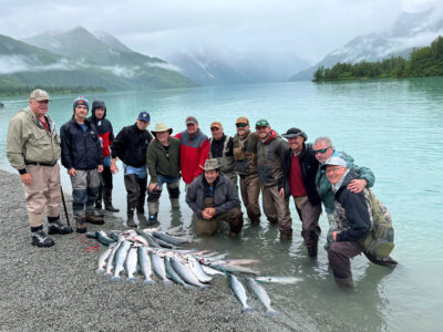 Crescent Lake Group Photo With Fish