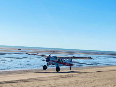 Landing On Beach