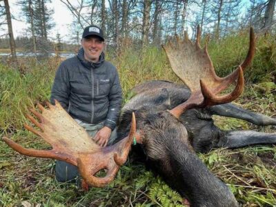 Man With Moose